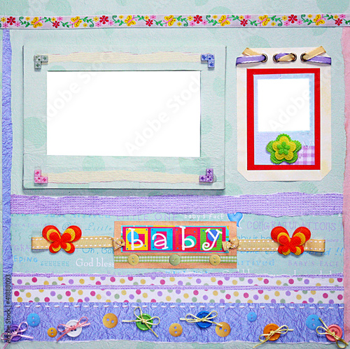 scrapbook cover design