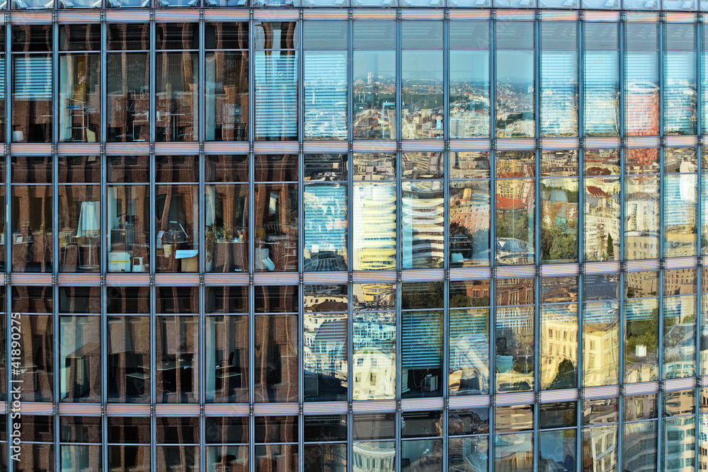 Fototapeta premium office building reflecting Berlin