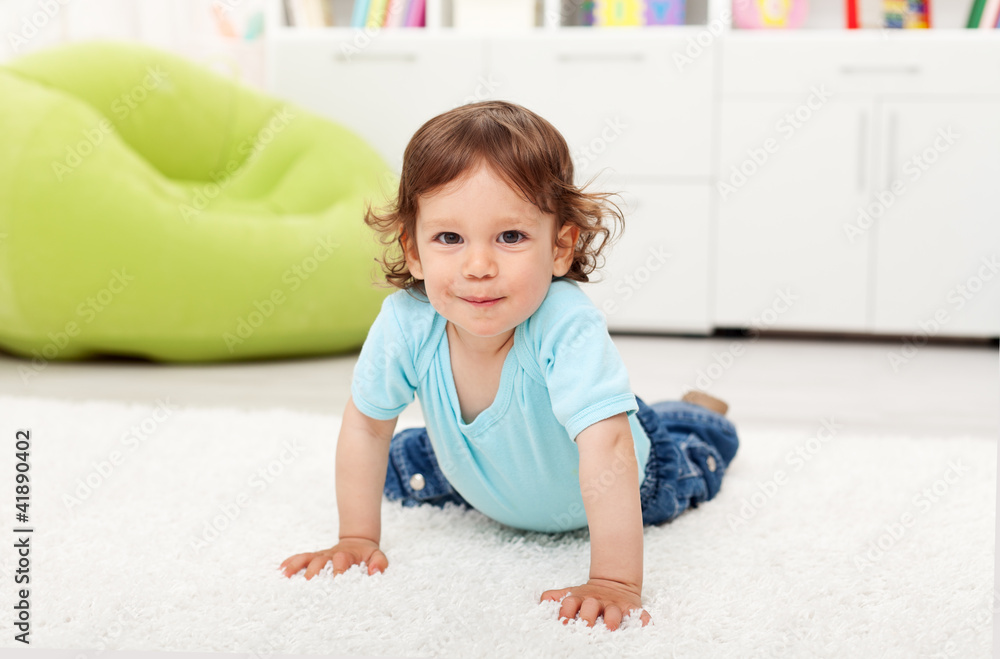 Beautiful toddler child at home Beautiful toddler child at home
