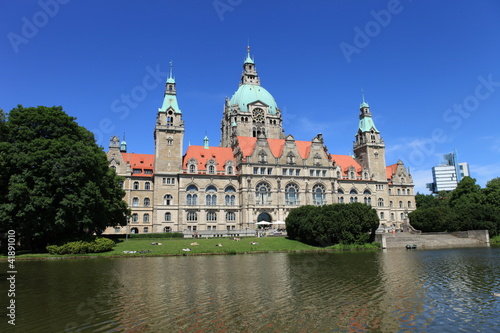Fototapeta Naklejka Na Ścianę i Meble -  Hannover Rathaus