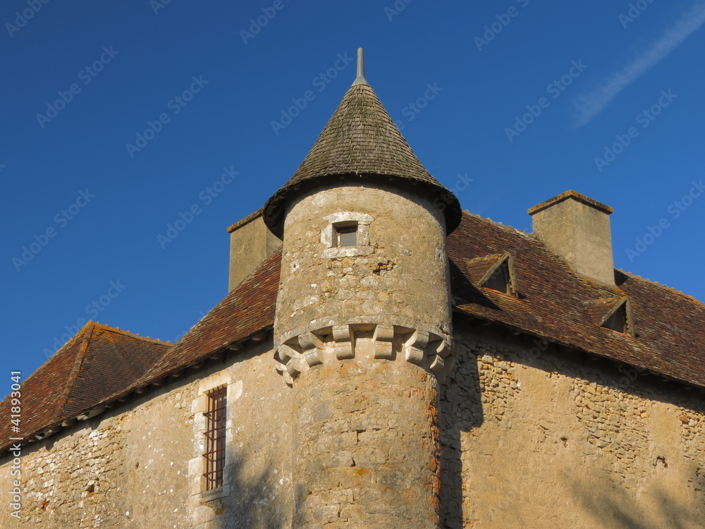 Château de Pruniers ; Montmorillon ; Vienne ; Poitou-Charente