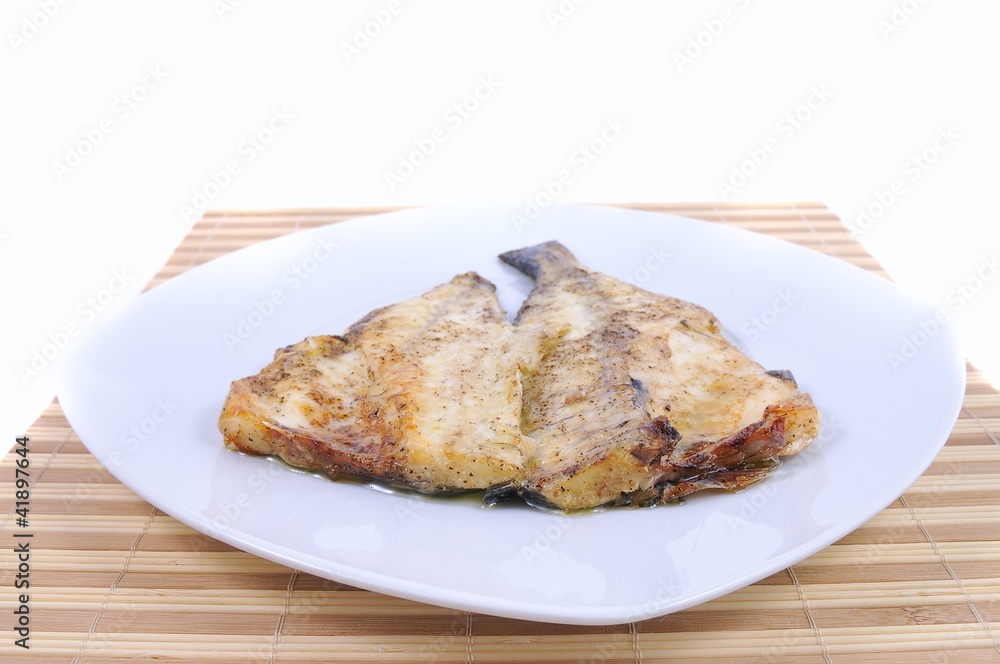Baked gilthead bream. Baked gilthead bream.