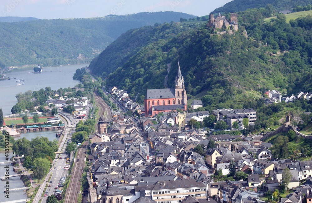 Obraz premium Oberwesel am Rhein