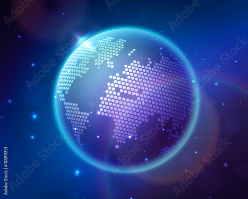 abstract globe
