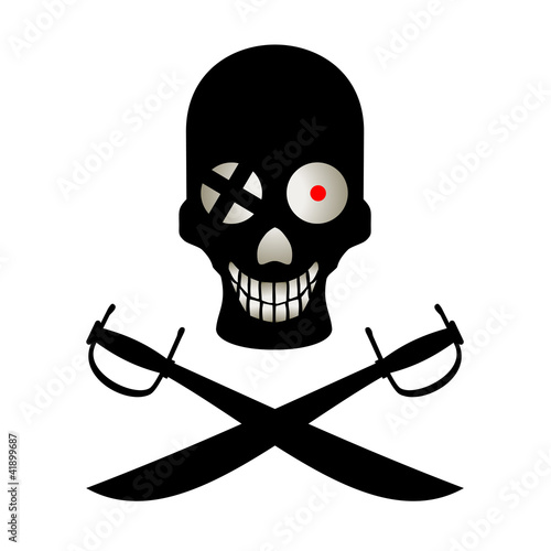 Funny pirate symbol