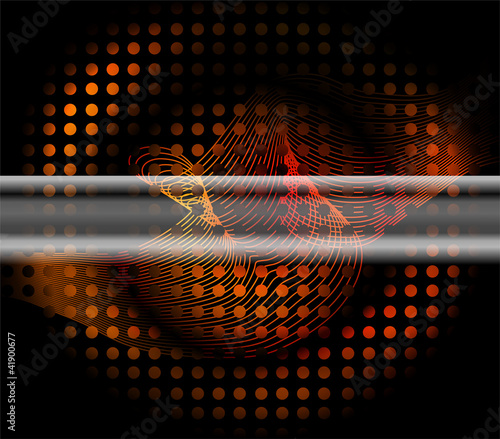 abstract background with space for your text. right for industry, disco, metal, or your any use