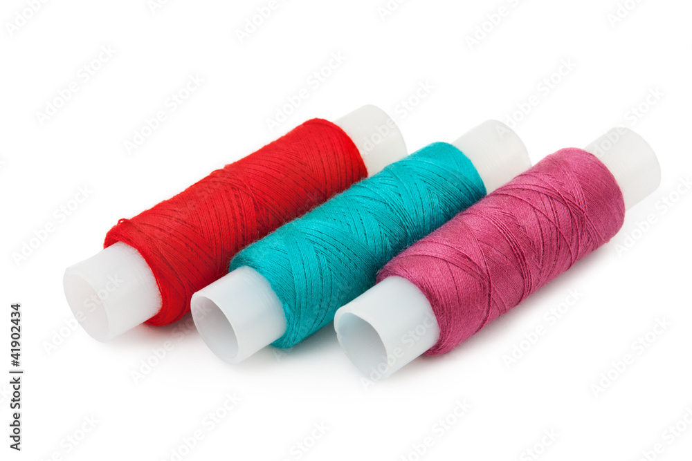 Spools of thread