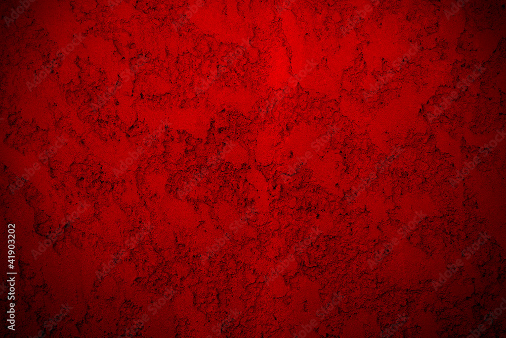 Red paint wall background or texture Red paint wall background or texture
