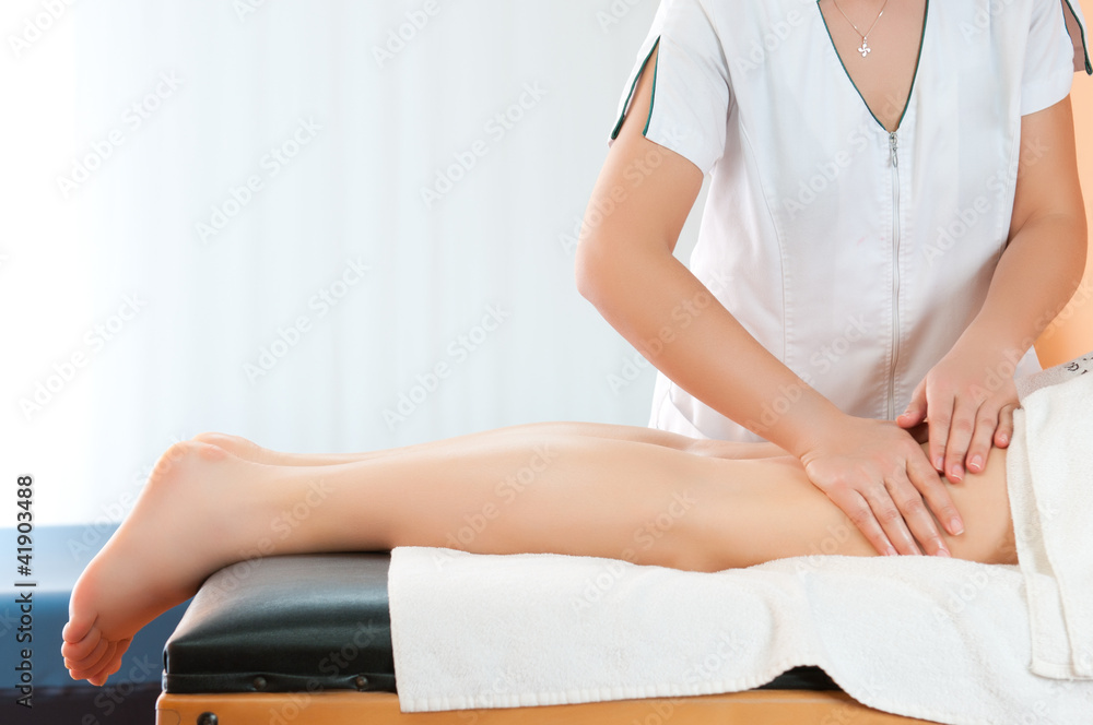 Legs thighs massage Legs thighs massage