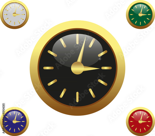 set of clocks