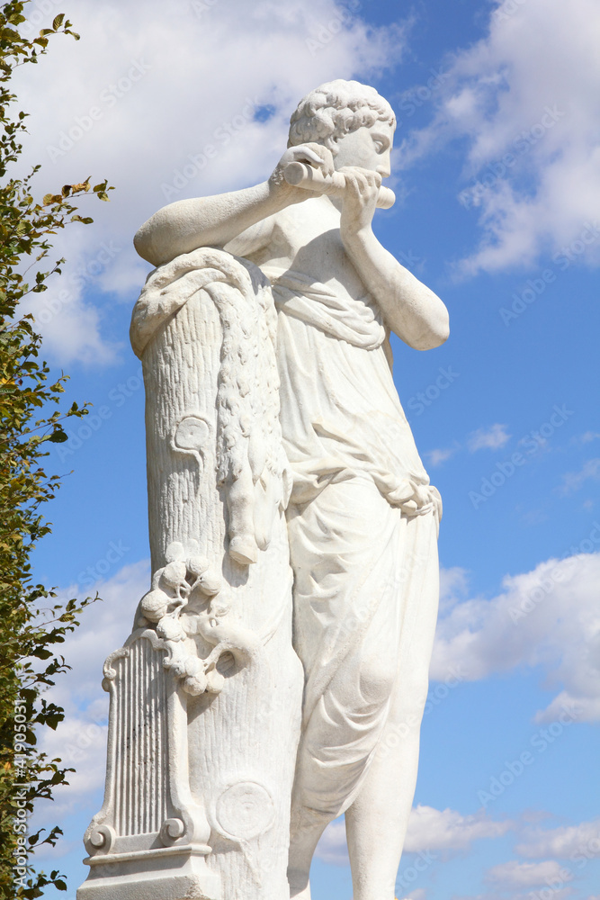 Mercury - Roman mythology statue in Vienna Mercury - Roman mythology statue in Vienna