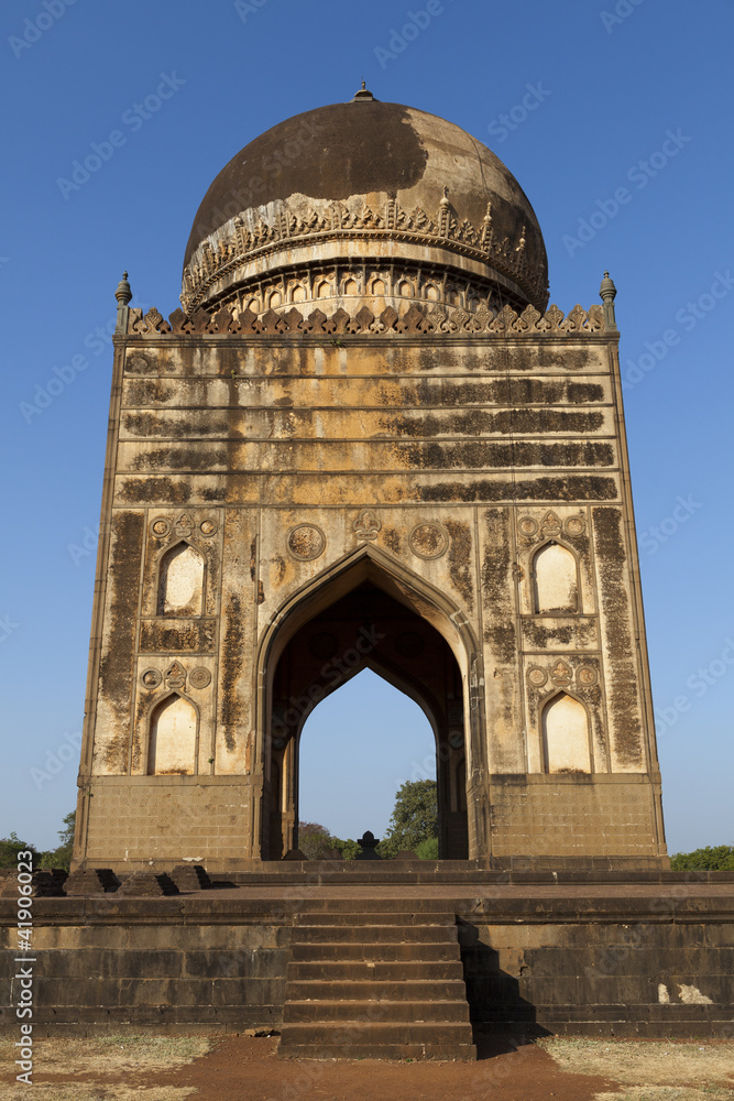 Tombs of Badri Shahi rulers, Bidar, Karnataka, India.