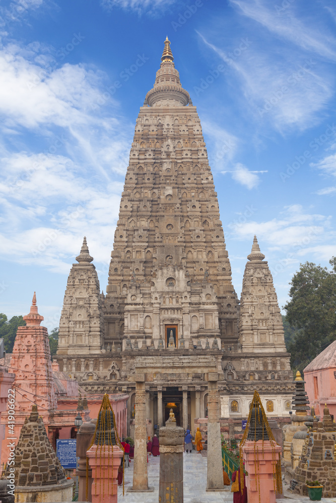 Mahabodhi temple, Bodhgaya, Bihar, India