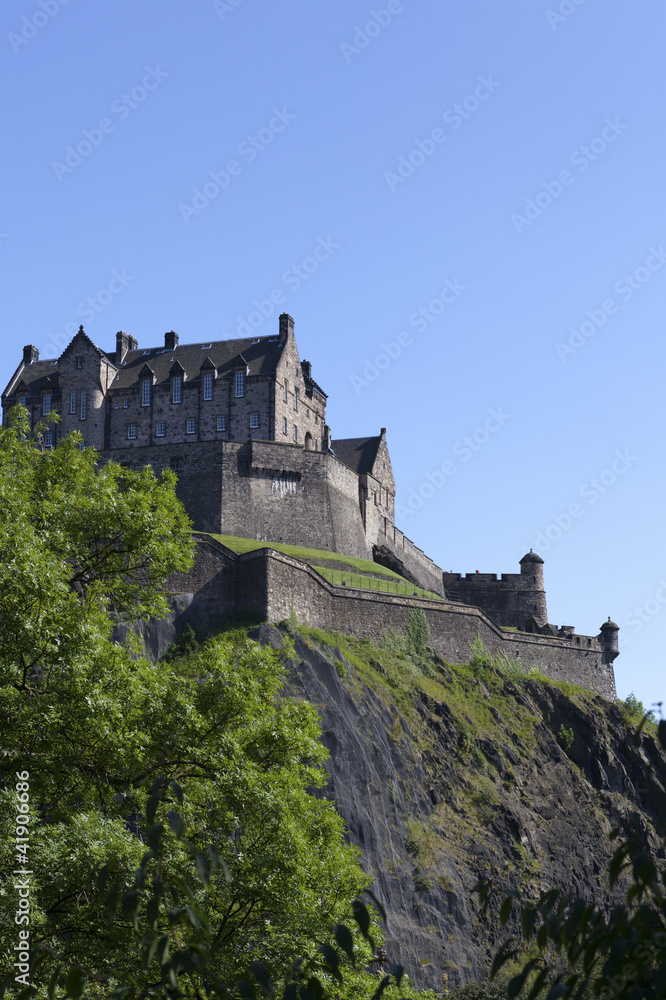 Edinburgh Castle in Scotland.