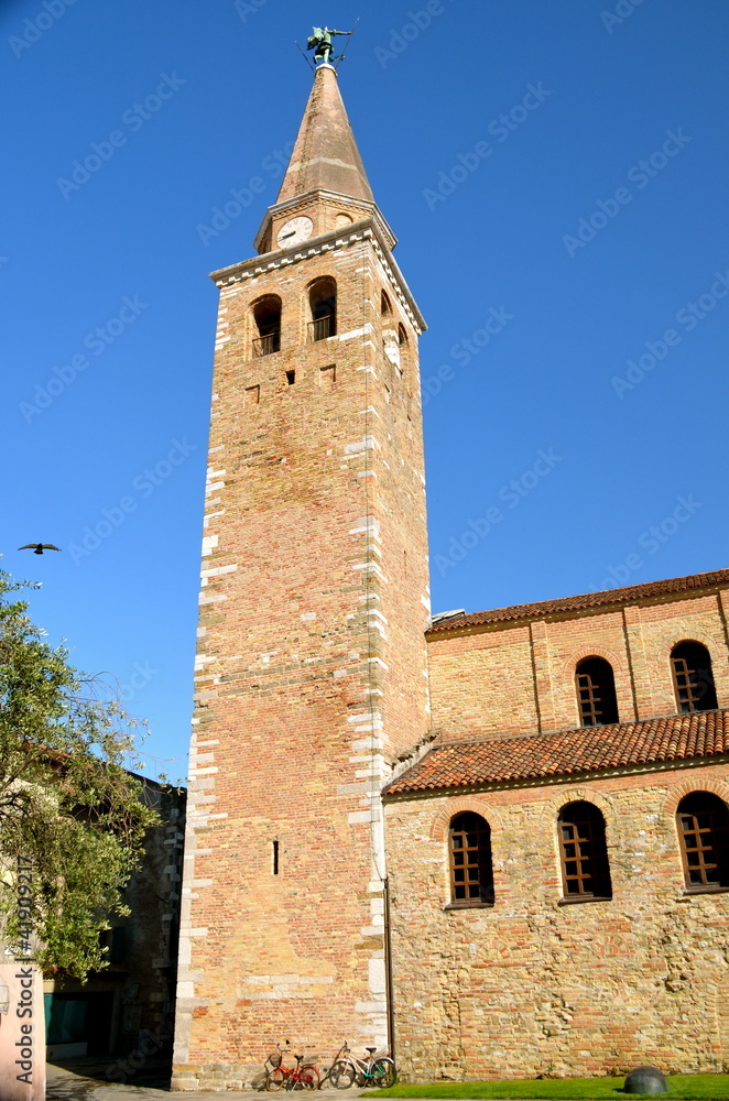 Campanile della Basilica di Sant'Eufemia, Grado, Italia