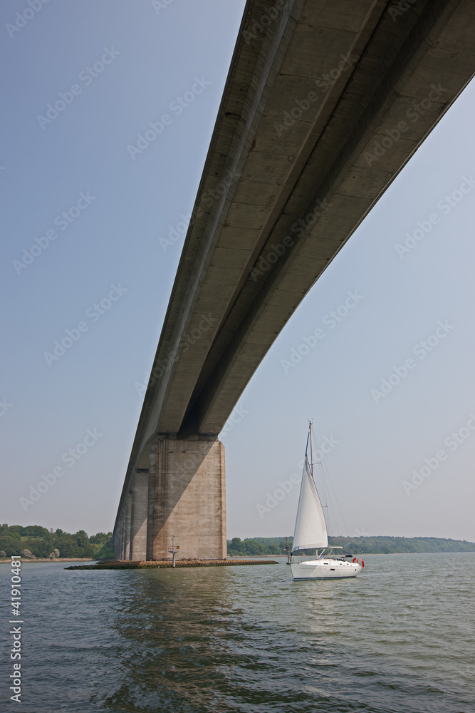 Yacht and Bridge