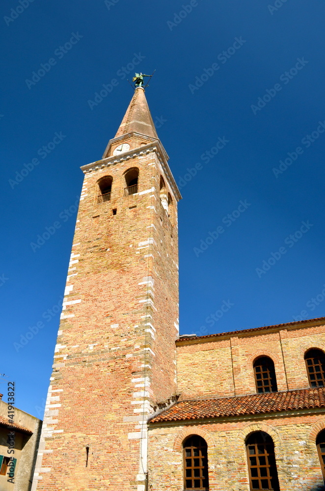 Campanile della Basilica di Sant'Eufemia, Grado, Italia