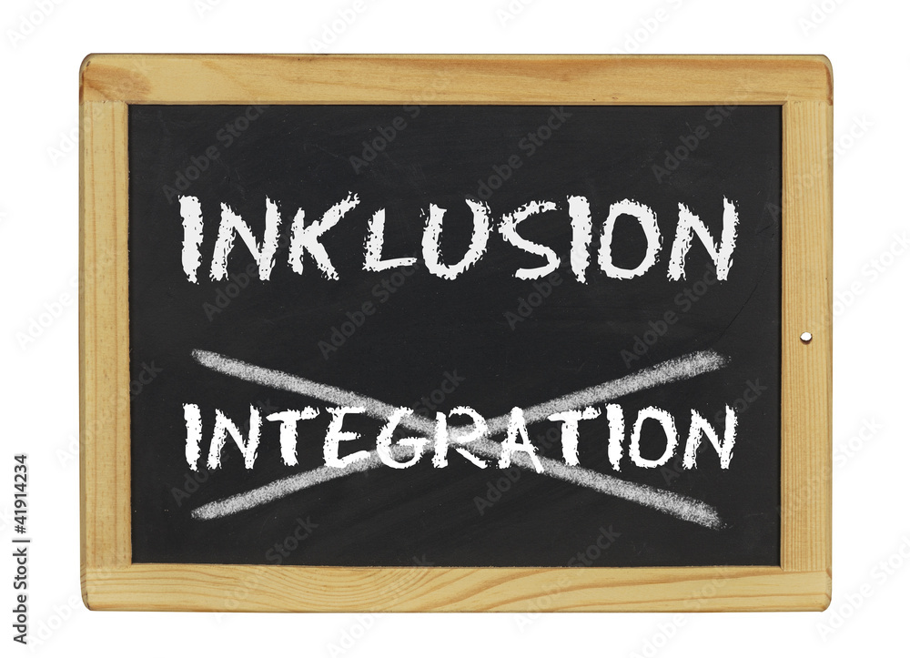 Obraz premium Inklusion statt Integration