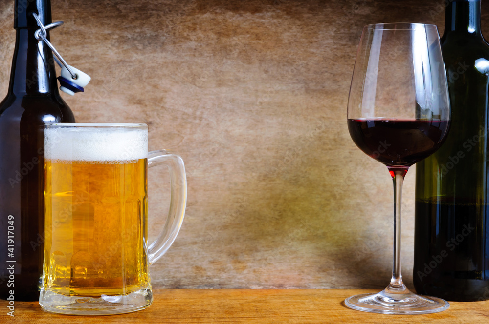 Beer and wine Beer and wine