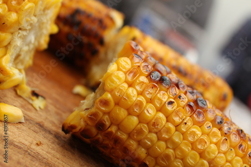 grilled corncob
