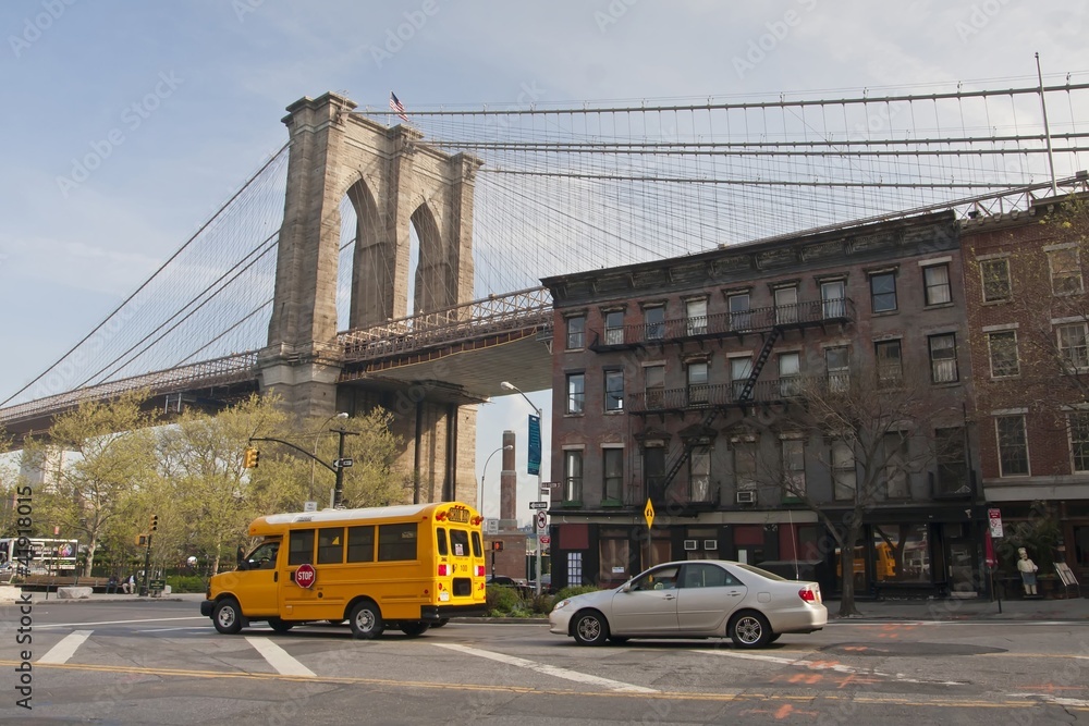 Fototapeta premium New York - Brooklyn Bridge