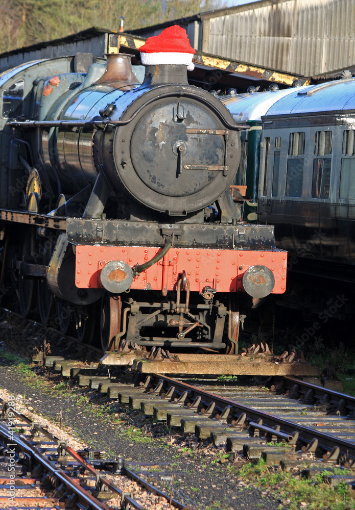 Naklejka premium steam engine