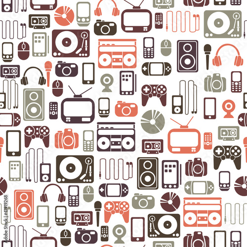 seamless media pattern