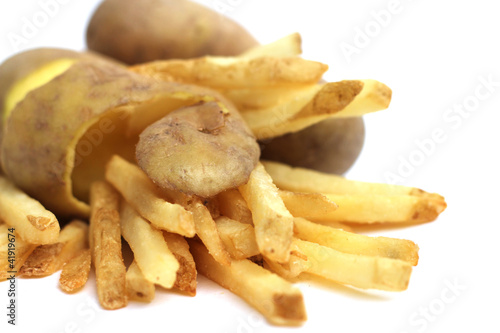 french fries concept