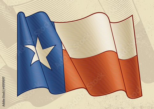 Vintage Texas Flag