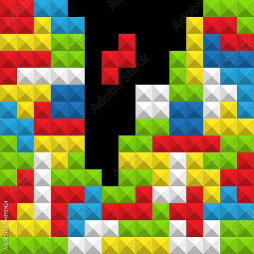 Abstract background of the color game figures