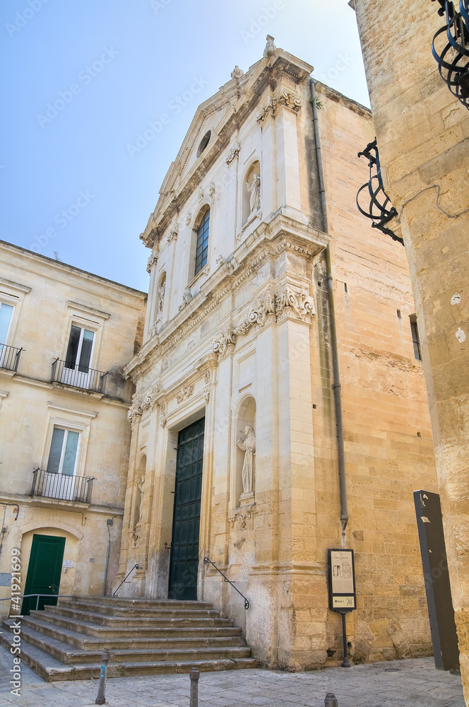 Church of St. Anna. Lecce. Puglia. Italy.