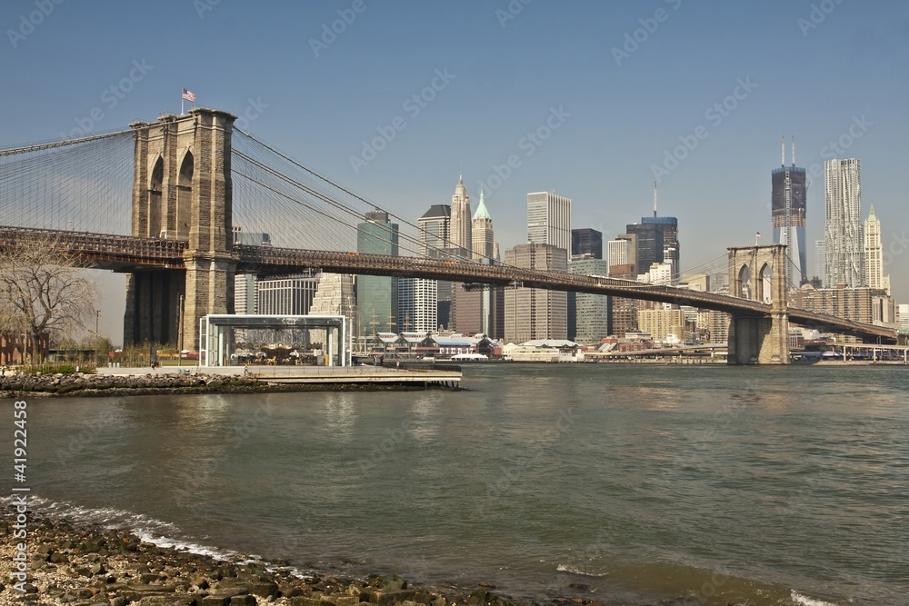 Fototapeta premium New York - Brooklyn Bridge