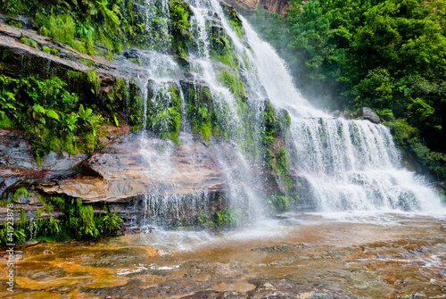 Waterfall  Blue Mountains National Park  NSW  Australia