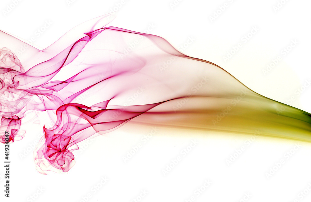 Obraz premium Abstract colorful background made with real smoke