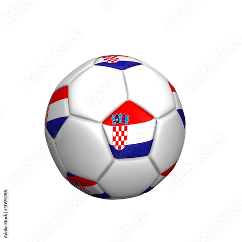 balón bandera croacia