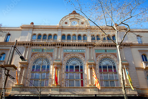Barcelona Gran Teatro del Liceo Liceu ramblas photo
