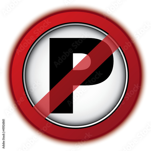 STOP PARKING ICON