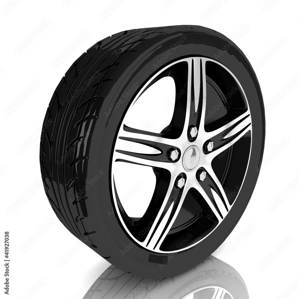 3d model of wheel