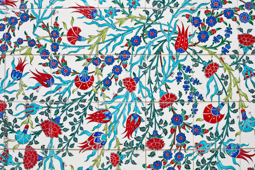 Flower of ceramic texture style