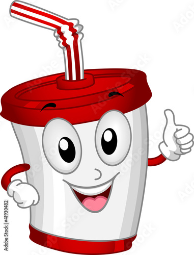 Plastic Cup Mascot