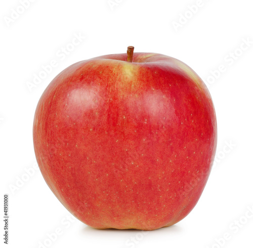 Red juicy ripe apple