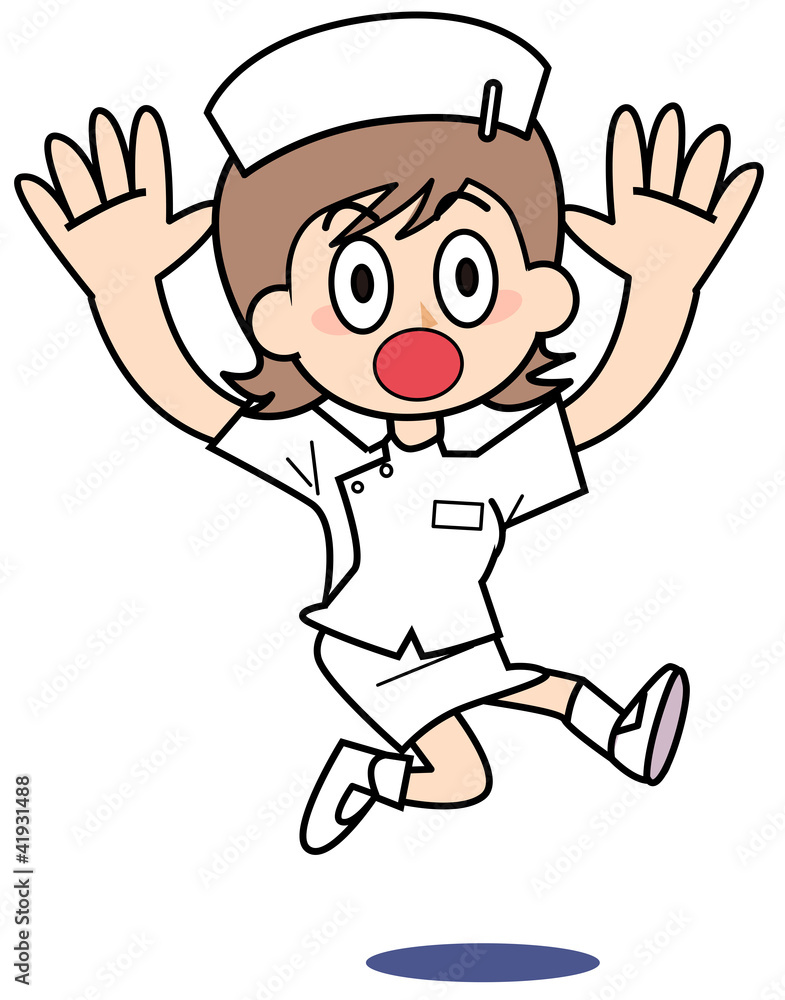 Nurse who is surprised Nurse who is surprised