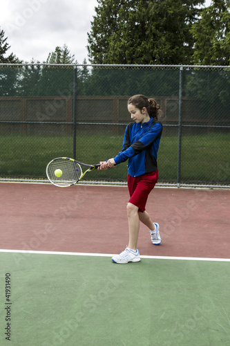 Tennis two handed Backhand for Lefthanded Player