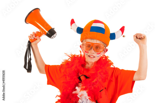 Dutch soccer supporter photo