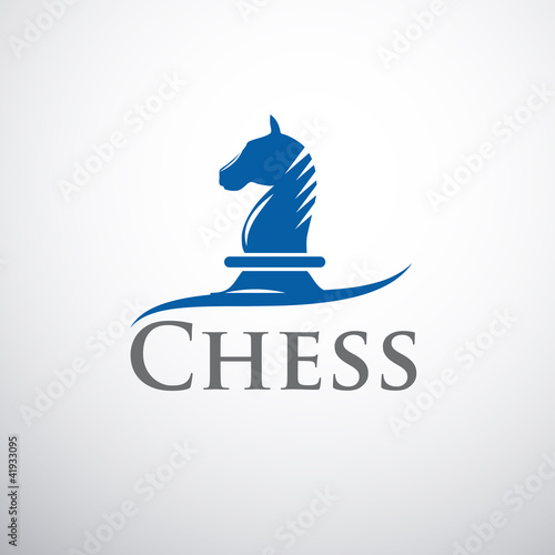 Logo horse of chess # Vector