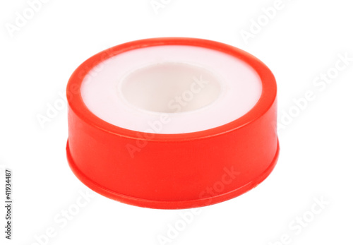 Thread seal tape, isolated on white