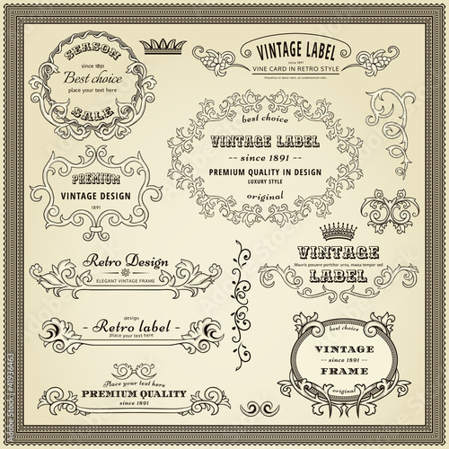 set of design elements