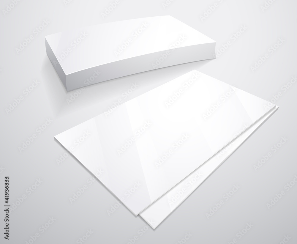 Business card. Vector template for your design Business card. Vector template for your design