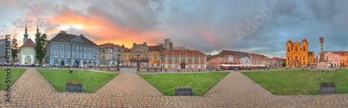 Union Square panorama,Timisoara photo