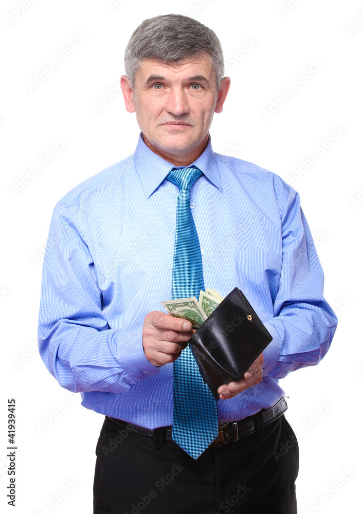 businessman believes the money isolated on white businessman believes the money isolated on white